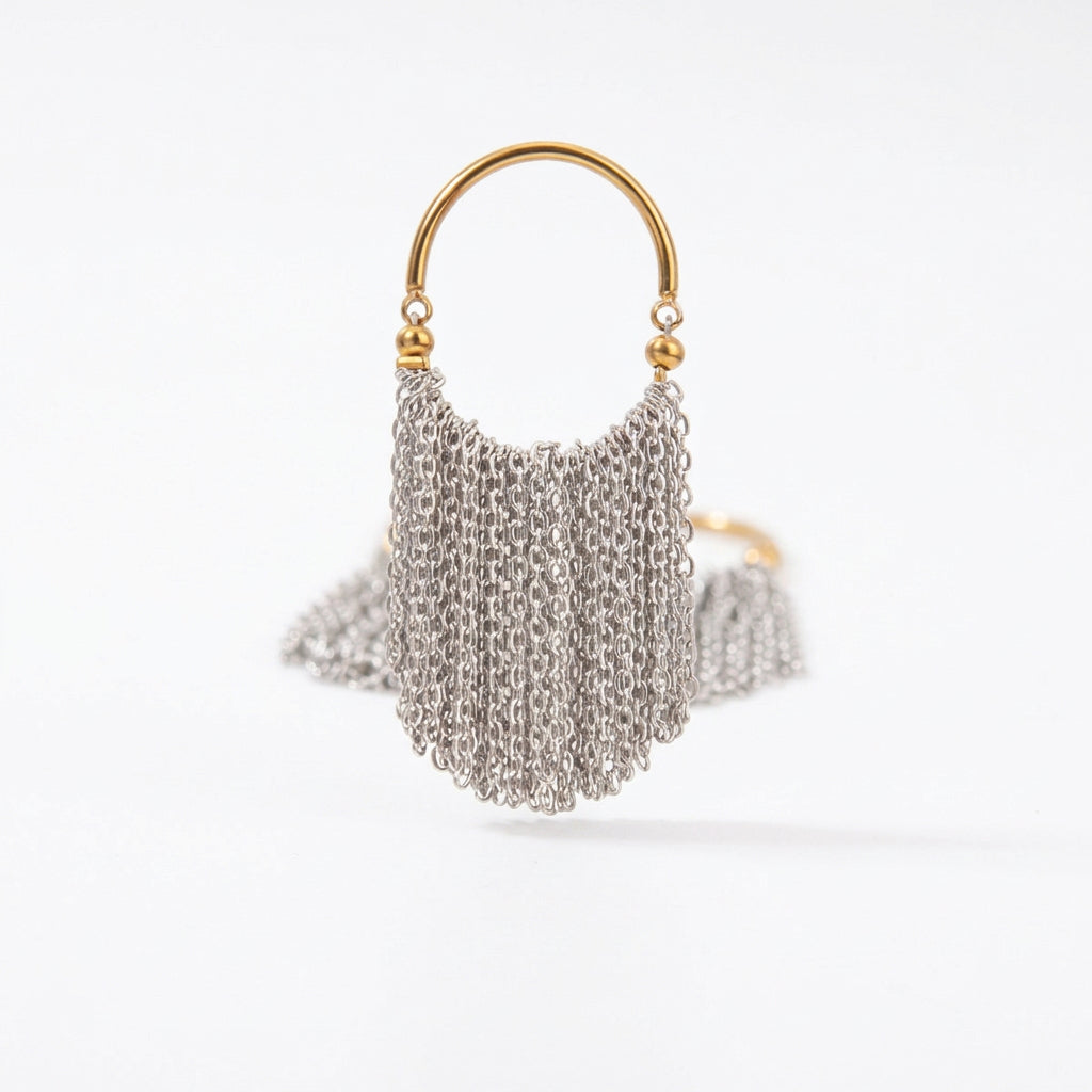 Ensemble Naïla, collier et bague ajustable